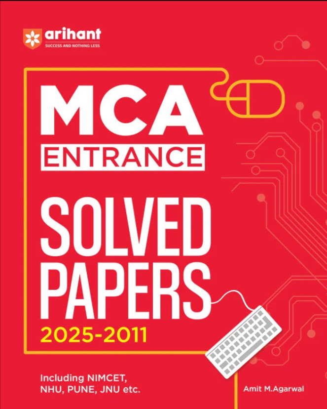 MCA Entrance Solved Papers (2025-2011) | Including NIMCET, NHU, PUNE, JNU etc